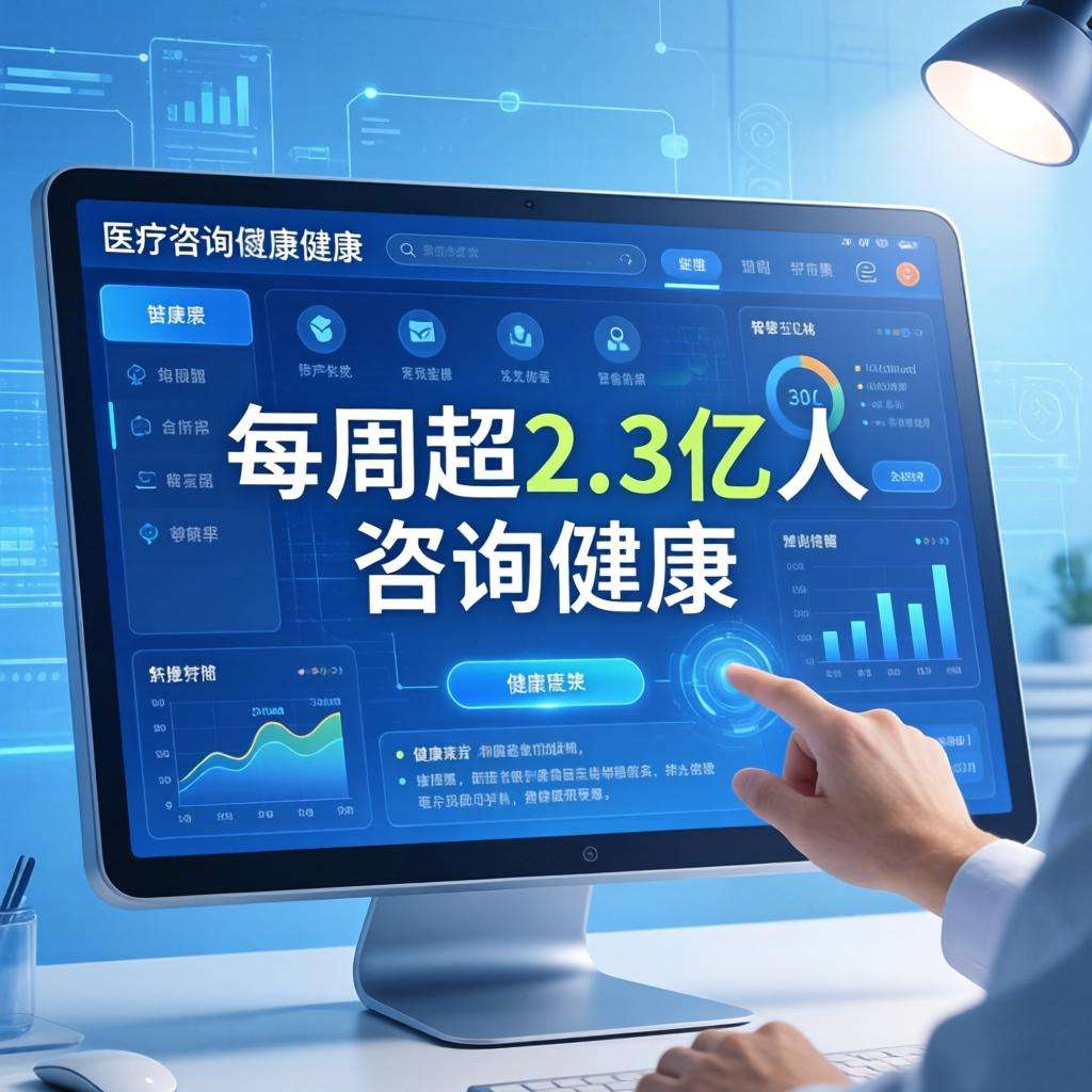 OpenAI推出ChatGPT Health，每周超2.3亿人咨询健康问题