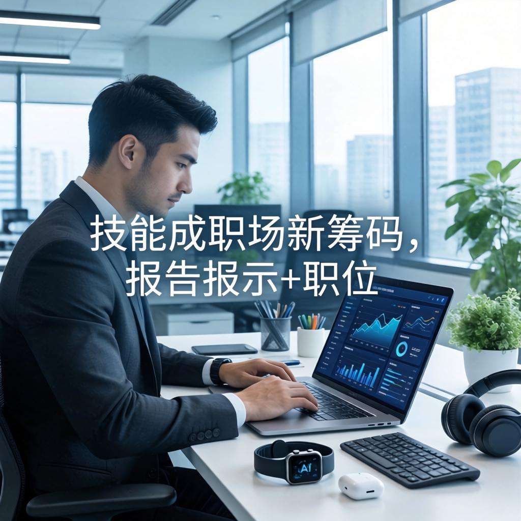 AI技能成职场新筹码，报告显示“AI+”职位比普通职位一年多赚7.8万