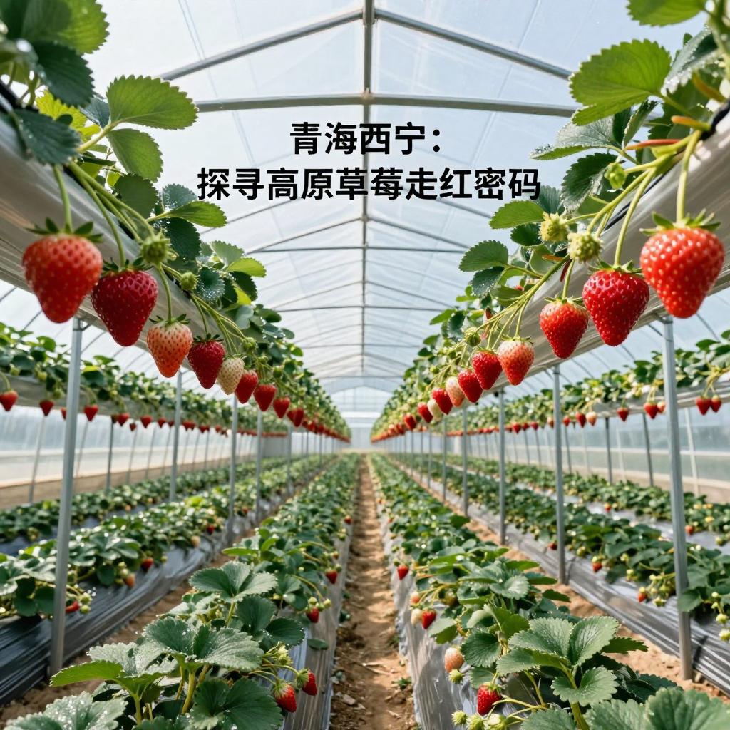 青海西宁：探寻高原草莓走红“密码”