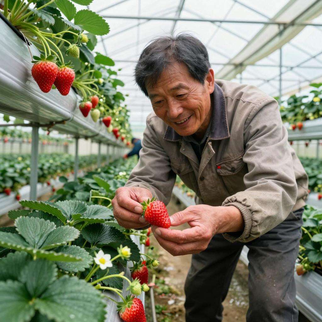 青海西宁：探寻高原草莓走红“密码”第一张图