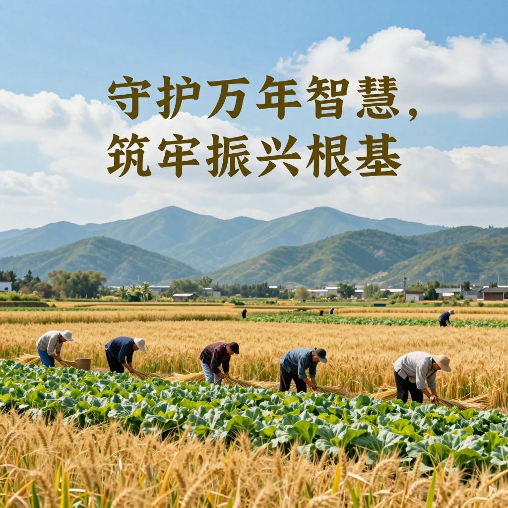 守护万年智慧，筑牢振兴根基——写在第八批中国重要农业文化遗产候选项目公布之际