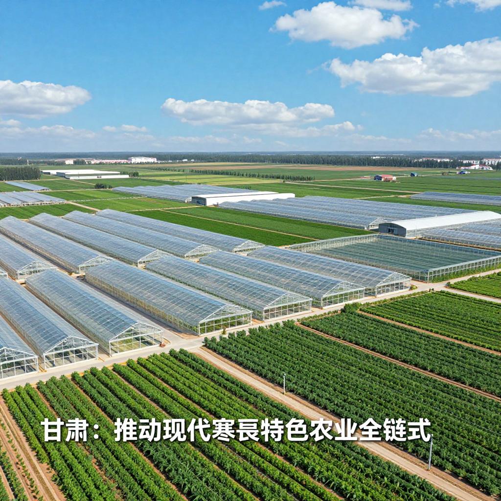 甘肃：推动现代寒旱特色农业全链式集群化发展
