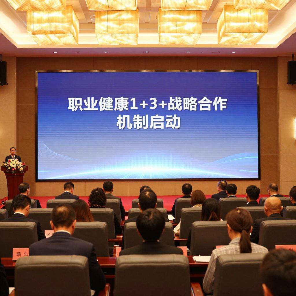 职业健康“1+3+N”战略合作机制启动会暨签约仪式在苏州举行第一张图