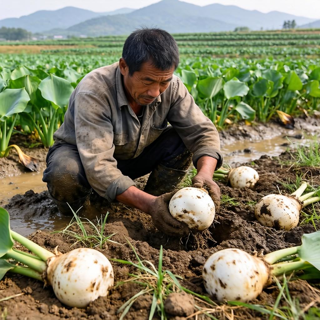 冬采泽泻丰收忙 四川彭山“稻药轮作”铺就富民路第一张图