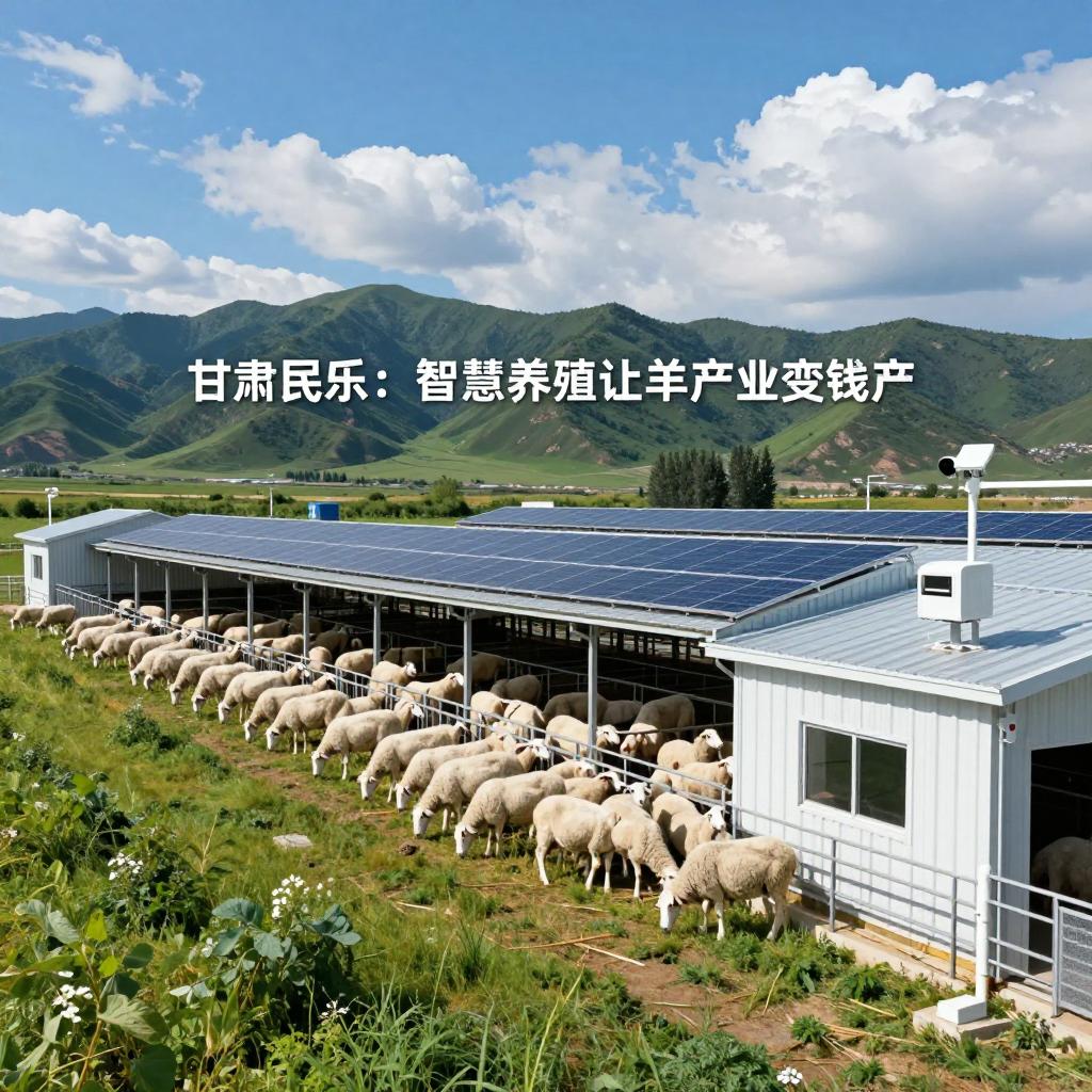 甘肃民乐：智慧养殖让“羊产业”变“钱产业”