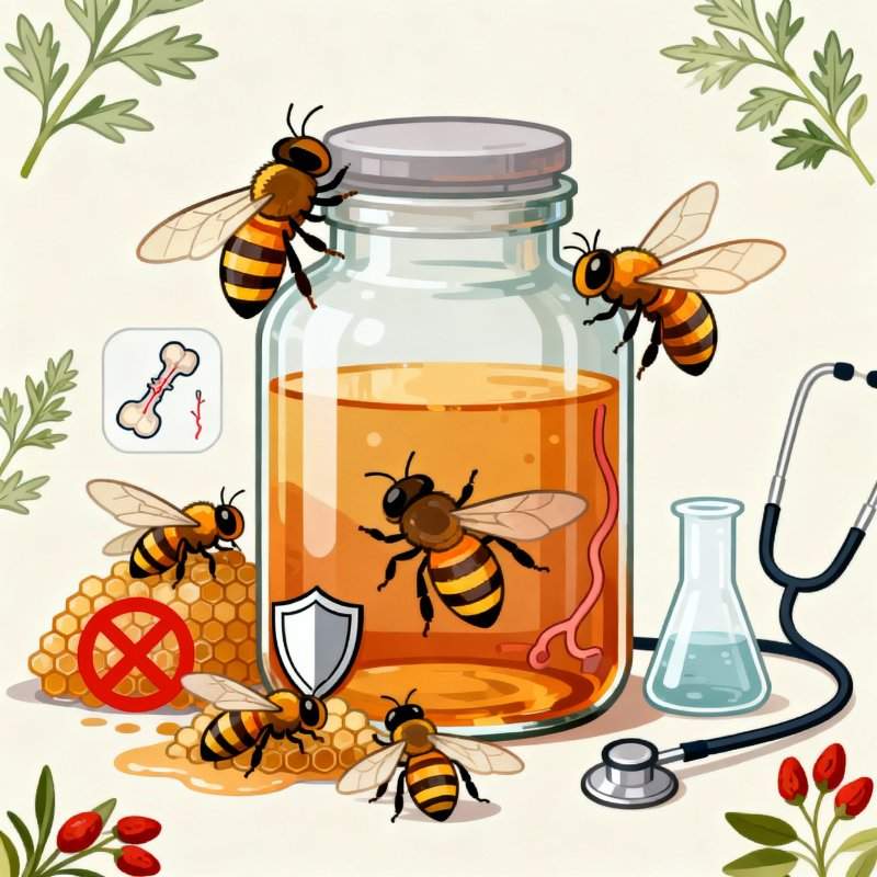 蜂泡酒养生真相：功效、误区与禁忌详解