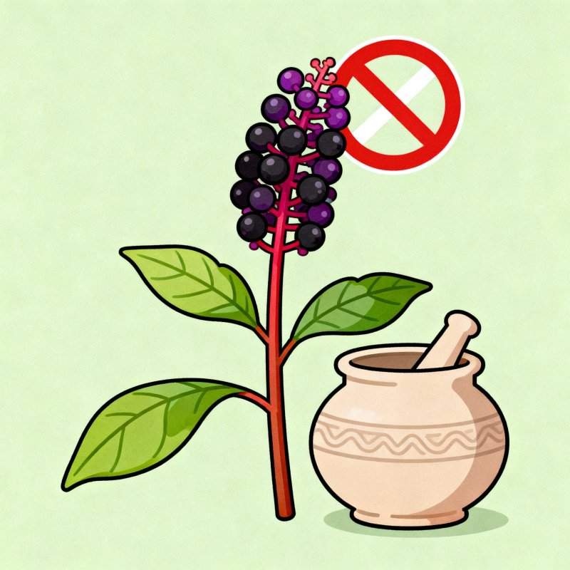 商陆：功效解析与安全使用避坑指南