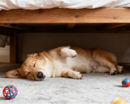 为什么狗狗喜欢睡在床底下？