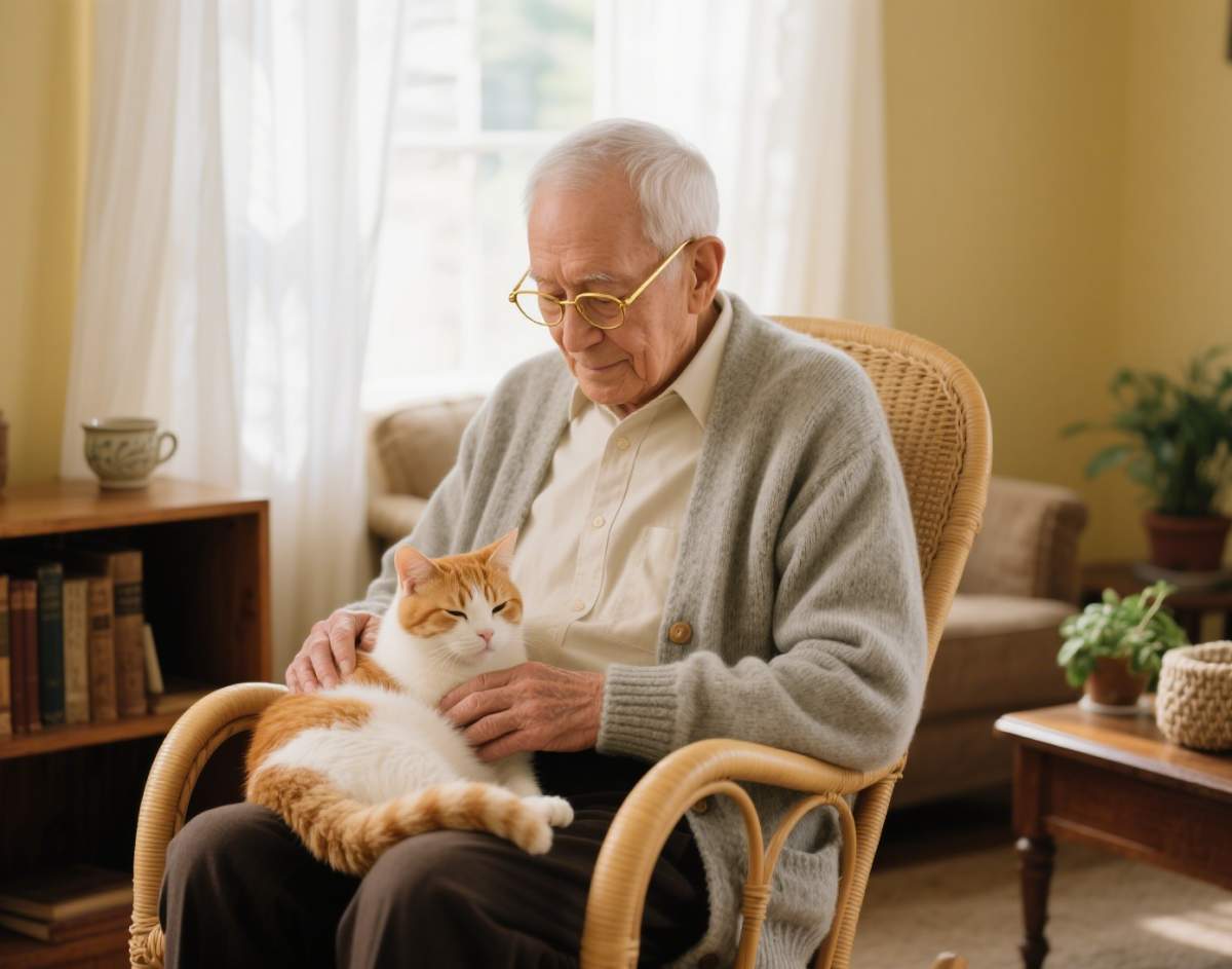 为什么老人养的猫更乖更听话？