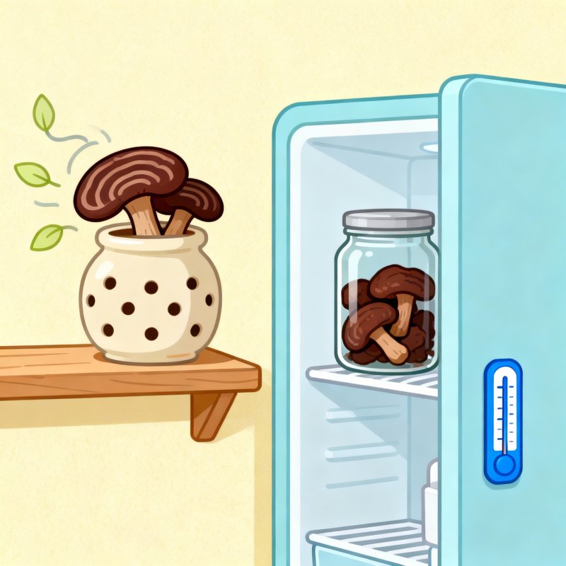 灵芝怎么保存不发霉？冰箱vs干燥通风哪个好？