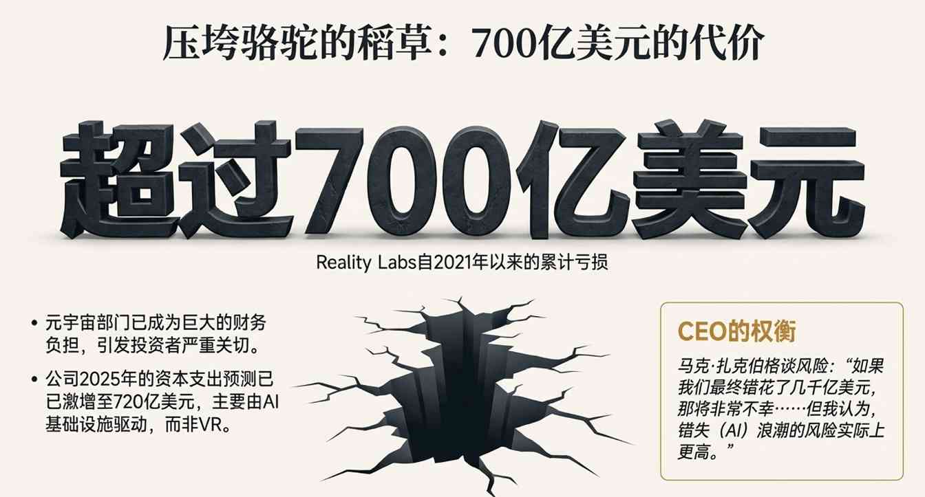 改名有多狠,打脸就有多疼!烧光700亿后,扎克伯格戳破元宇宙泡沫,网友:早该认怂了 改名有多狠,打脸就有多疼!烧光700亿后,扎克伯格戳破元宇宙泡沫,网友:早该认怂了