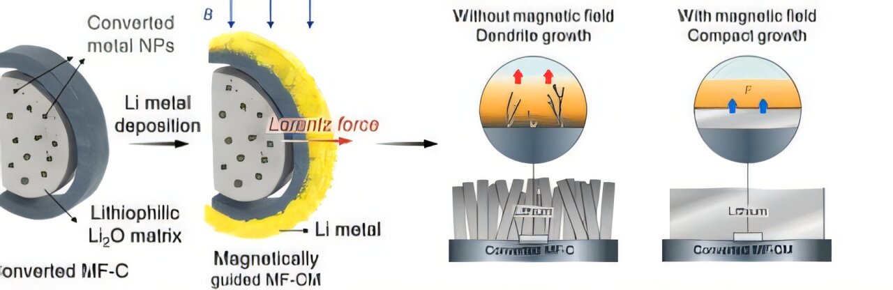 浦项科技大学发明新一代混合阳极 利用磁力控制锂元素以防止电池爆炸