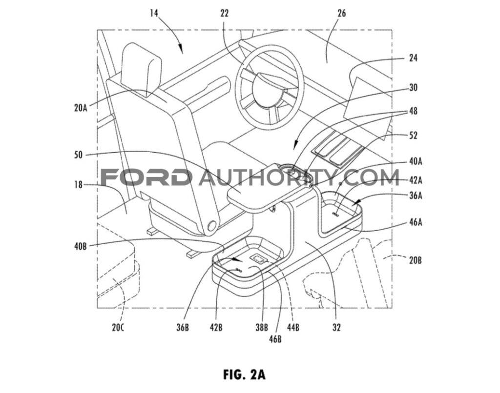 福特申请可配置媒体控制台专利