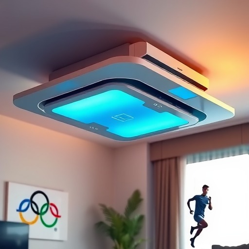小蓝翼天花机，奥运冠军背书，AI健康赋能舒适生活场景