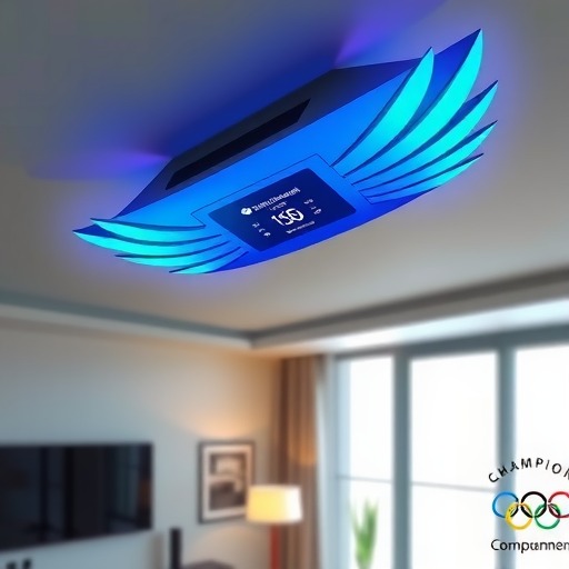 小蓝翼天花机，奥运冠军背书，AI健康赋能舒适生活场景