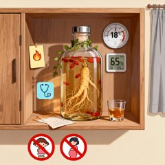 人参枸杞酒保存与饮用指南：科学存酒不浪费，安全饮用更养生