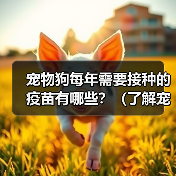 宠物狗每年需要接种的疫苗有哪些？（了解宠物狗年度接种疫苗的必要性和注意事项）（图4）