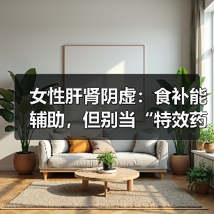 女性肝肾阴虚:食补能辅助,但别当“特效药”(图3) 女性肝肾阴虚:食补能辅助,但别当“特效药”(图3)