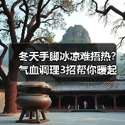 冬天手脚冰凉难捂热？气血调理3招帮你暖起来（图4）