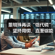 董明珠再谈“铝代铜”:坚持用铜,直至铝能完全替代(图1) 董明珠再谈“铝代铜”:坚持用铜,直至铝能完全替代(图1)