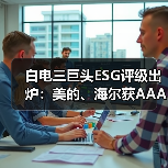 白电三巨头ESG评级出炉:美的、海尔获AAApi级,格力获AApi级(图1) 白电三巨头ESG评级出炉:美的、海尔获AAApi级,格力获AApi级(图1)