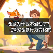 仓鼠为什么不爱动了?(探究仓鼠行为变化的原因及解决方法)(图3) 仓鼠为什么不爱动了?(探究仓鼠行为变化的原因及解决方法)(图3)