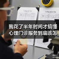 我花了半年时间才搞懂心理门诊服务到底该怎么用（图1）