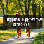 狗狗皮肤上有个红色疙瘩怎么办？（图4）