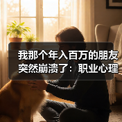 我那个年入百万的朋友突然崩溃了:职业心理健康比你想象的重要(图3) 我那个年入百万的朋友突然崩溃了:职业心理健康比你想象的重要(图3)