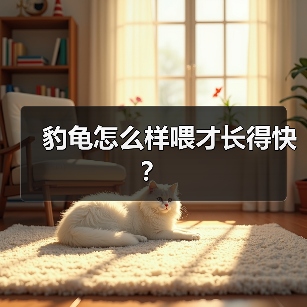 豹龟怎么样喂才长得快？（图4）
