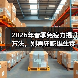 2026年春季免疫力提升方法,别再狂吃维生素了(图3) 2026年春季免疫力提升方法,别再狂吃维生素了(图3)