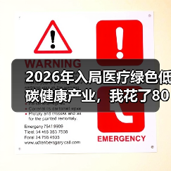 2026年入局医疗绿色低碳健康产业,我花了80万买来的3个教训(图2) 2026年入局医疗绿色低碳健康产业,我花了80万买来的3个教训(图2)