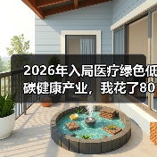 2026年入局医疗绿色低碳健康产业,我花了80万买来的3个教训(图1) 2026年入局医疗绿色低碳健康产业,我花了80万买来的3个教训(图1)