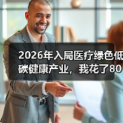 2026年入局医疗绿色低碳健康产业,我花了80万买来的3个教训(图3) 2026年入局医疗绿色低碳健康产业,我花了80万买来的3个教训(图3)