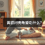 黄额闭壳龟爱吃什么？（图1）
