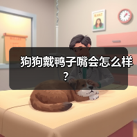 狗狗戴鸭子嘴会怎么样？（图1）