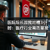 医院院长跟我吐槽3小时:医疗行业高质量发展到底卡在哪?(图1) 医院院长跟我吐槽3小时:医疗行业高质量发展到底卡在哪?(图1)