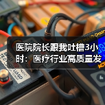 医院院长跟我吐槽3小时:医疗行业高质量发展到底卡在哪?(图3) 医院院长跟我吐槽3小时:医疗行业高质量发展到底卡在哪?(图3)