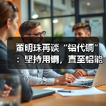 董明珠再谈“铝代铜”:坚持用铜,直至铝能完全替代(图4) 董明珠再谈“铝代铜”:坚持用铜,直至铝能完全替代(图4)