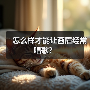 怎么样才能让画眉经常唱歌？（图1）