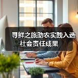寻鲜之旅助农实践入选社会责任成果(图2) 寻鲜之旅助农实践入选社会责任成果(图2)