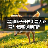 黑狗脖子长白毛是否正常？健康影响解析（图1）