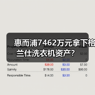 惠而浦7462万元拿下格兰仕洗衣机资产?(图4) 惠而浦7462万元拿下格兰仕洗衣机资产?(图4)