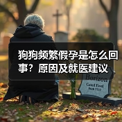 狗狗频繁假孕是怎么回事？原因及就医建议