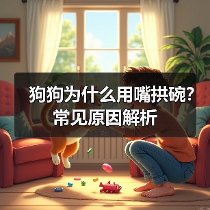 狗狗为什么用嘴拱碗？常见原因解析（图3）