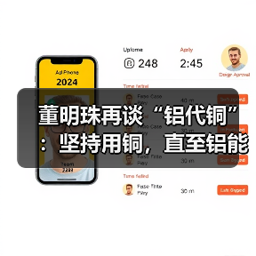 董明珠再谈“铝代铜”：坚持用铜，直至铝能完全替代（图1）