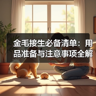金毛接生必备清单：用品准备与注意事项全解析（图3）