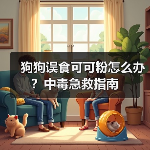 狗狗误食可可粉怎么办？中毒急救指南（图1）