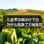 儿童常见病诊疗下沉：为什么我跑了三趟医院才明白（图1）