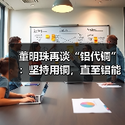 董明珠再谈“铝代铜”：坚持用铜，直至铝能完全替代（图1）